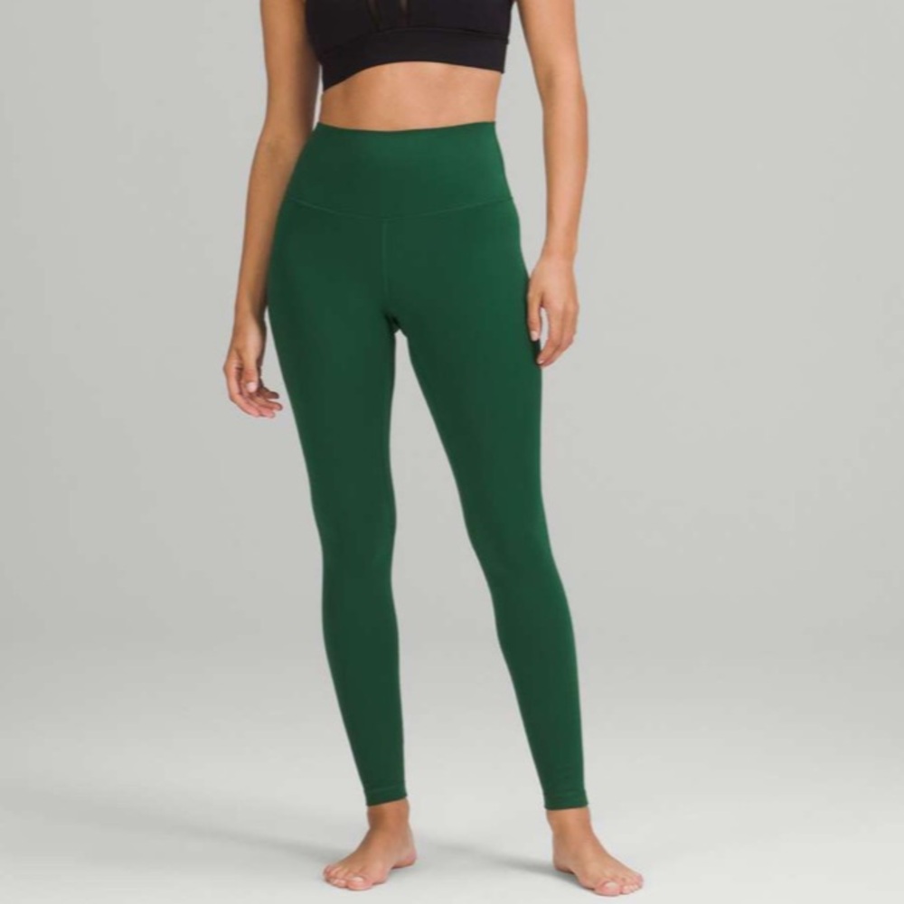 lululemon athletica Deep Green High-Rise Leggings